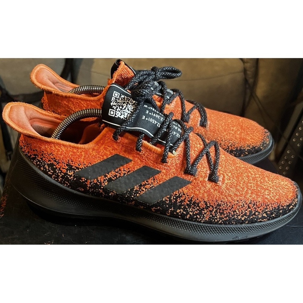 Adidas Sensebounce+ Men's Running Shoes, Sneakers, Orange Black, Size 11 - Picture 5 of 10